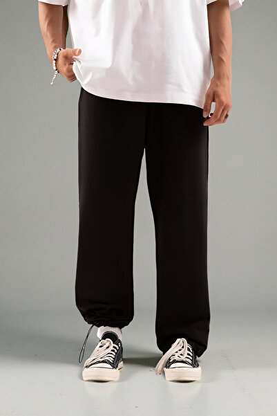 KAPHONE Ανδρικό φαρδύ ρυθμιζόμενο παντελόνι με φαρδύ πόδι