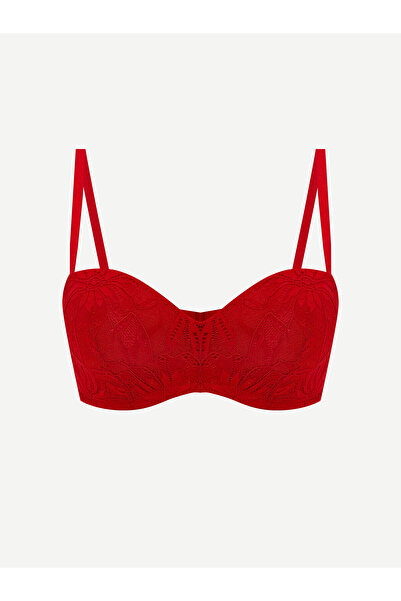 LC Waikiki New Season Underwire Unpadded Lace Strapless Bra