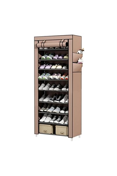 Generic ECVV 9 Tiers Shoe Storage Organizer with Dustproof Cover Multi-Tier C...