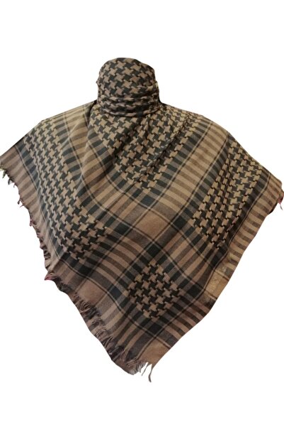 Nanopro Puşi, Poşu, Kefiye Şal Kahverengi 545454