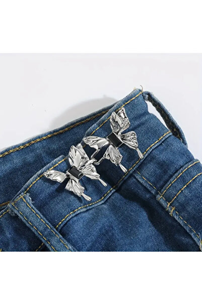 FESECRAFT Lüks Kelebek Bel Daraltma Aparatı Klipsler Pantolon Beli Daraltma Broş