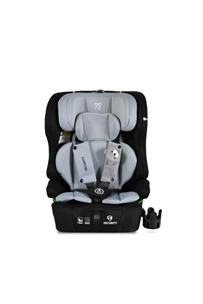 Moni Security i-Size Car Seat Space Gray 76–150 cm – ISOFIX, Top Tether, 5-point Harness