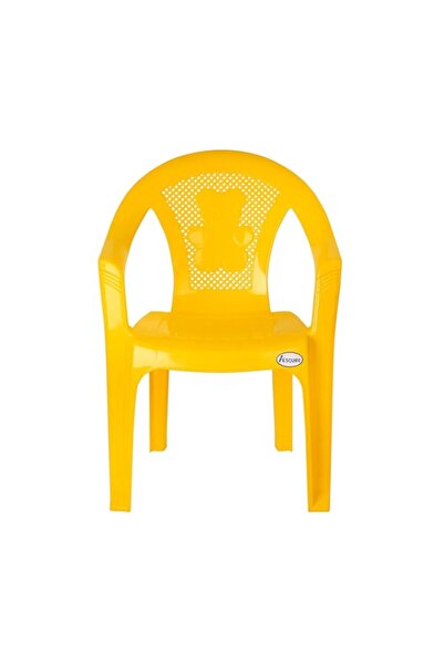 Generic كرسي أطفال إسكويب كوالا - كرسي دراسة بلاستيكي أصفر