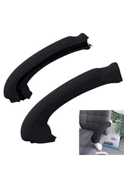 Generic Office Chair Armrest Cover, 2PCS Black, Computer Chair Slipcover Arm ...
