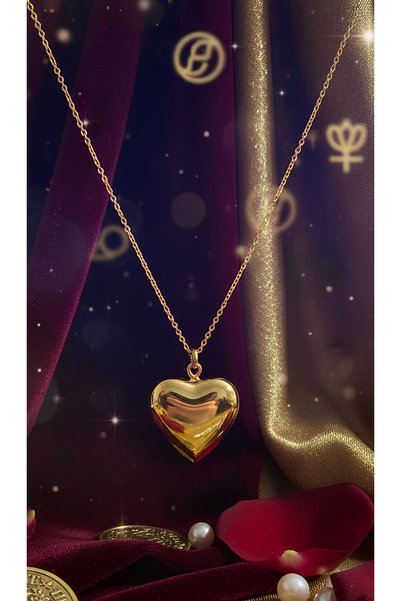 BANEDETTA Heart Model Gold Color New Season Chain Trend Steel Necklace
