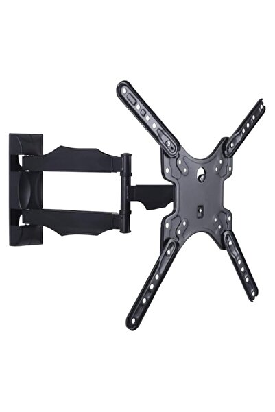 Generic حامل تلفزيون حائطي كامل الحركة من ياكيتير لمعظم أجهزة التلفزيون/شاشات LED/LCD مقاس 32-55 بوصة، حامل تلفزيون حائطي مع دوار