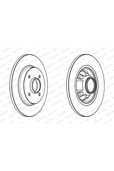 FERODO Disc Frana Citroen Berlingo Multispace/C4 2/C4 Grand Picasso 1 Peugeot...