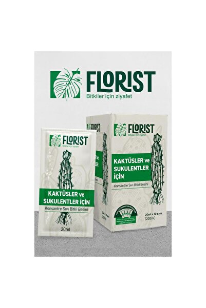 FLORİST Konsantre Sıvı Kaktüs ve Sukulent Bitki Besini