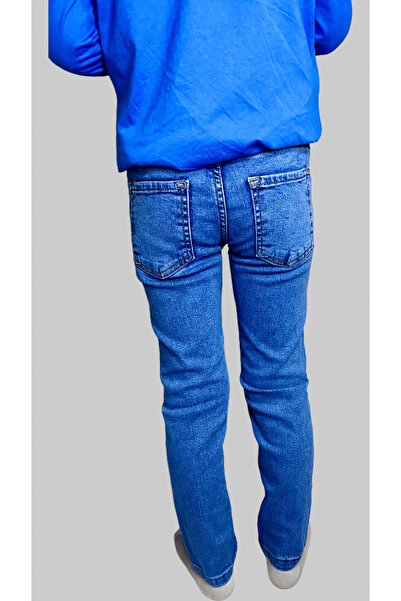 daniel milano Boy's Denim Serrated Blue Ligerated Jeans