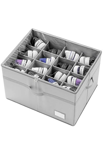 Generic منظم أحذية ياردهوبي للخزانة، حاويات تخزين أحذية قابلة للطي، سلال وصناديق قابلة للتعديل