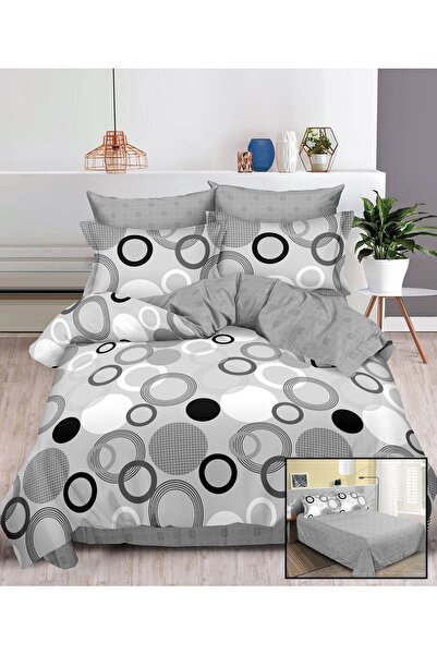 OEM Fine Cotton Linen, Sulphur, Double Bed, 2 Persons, 6 Pieces