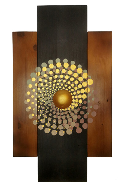 Pollux Decor Decoratiune din lemn pentru perete, 40x70 cm