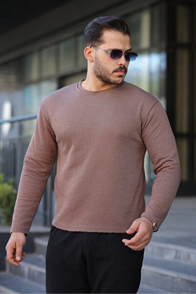 BY İMPALA MODA Shallow Oversize Ripped Short Waist Sweater