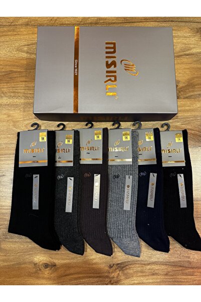 Mısırlı Stitch-Free Bamboo Comfortable Men's Socks 6-Pack