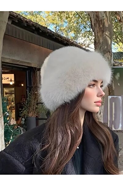 BirYıldızOl Plush Kalpak Hat Faux Kalpak