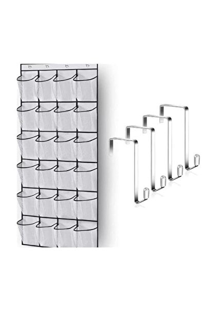 Generic 28 Large Pockets Over The Door Shoe Organizer, Hanging Shoe Rack For ...