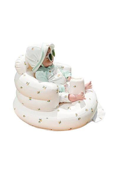 Generic كرسي أطفال قابل للنفخ من AirSwim، مقعد قابل للنفخ للأطفال من عمر 3 أشهر فما فوق، كرسي صيفي قابل للنفخ