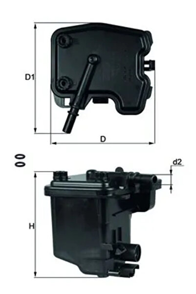 KNECHT Filtru Combustibil Citroen Berlingo / Berlingo First Microbus/C3 1/C4 ...