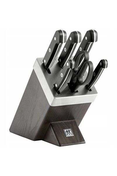 Other Knives in a sharpening block Zwilling Gourmet set of 7