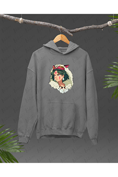 Nulivez تصميم أنيمي ستوديو جيبلي برينسيس مونونوكي مطبوع ، هوديي عالي الجودة ق...