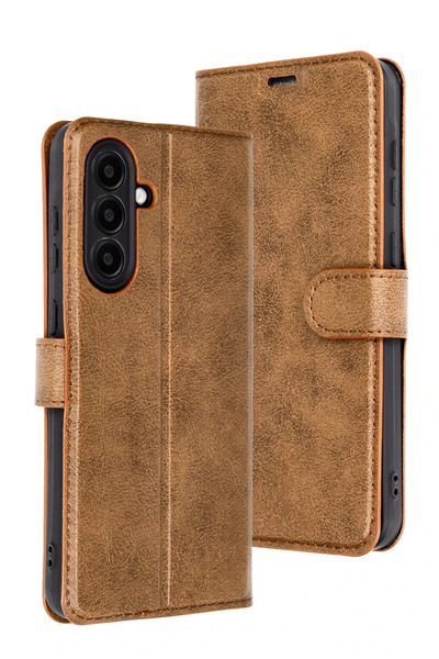 UnDePlus Samsung Galaxy A26 Kılıf Deri Deluxe Cüzdanlı Kapaklı Case