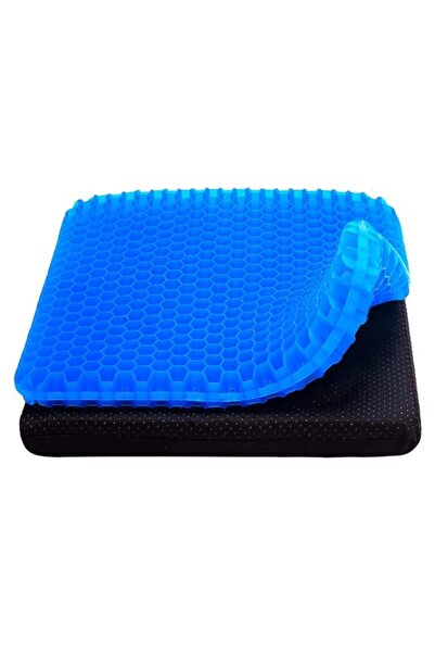 Generic وسادة مقعد من الجل للجلوس لفترات طويلة (كبيرة جدًا وسميكة)، ناعمة وجيدة التهوية، وسادة جل للمتحركين