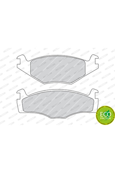 FERODO Комплект накладки за дискови спирачки VW Golf 1/Golf 2/Jetta 1