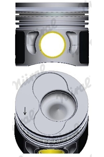 NÜRAL Piston For Cylinder 2 Audi A3/A4 B6/A6 C5 Ford Galaxy 1