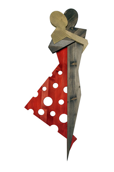 Pollux Decor Decorație din lemn pentru perete, fabricată manual