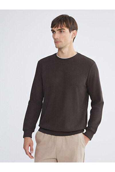 LC Waikiki طاقم الرقبة طويلة الأكمام البلوز الرجال