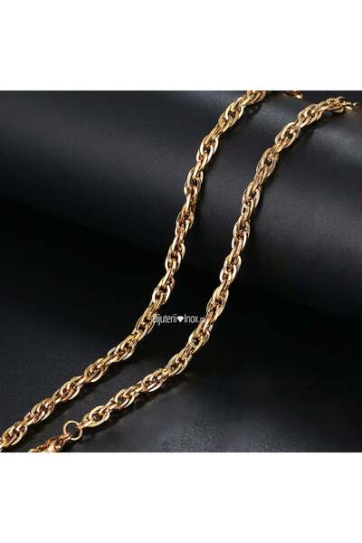 KEVSA Jewelry Lantisor Inox Braided Brilliance - LPD508