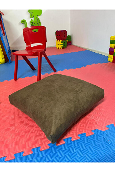 mc.pierobaby Kahverengi Yer minderi,petek önü minderi,koltuk minderi,kreş minderi 50x50x10 cm