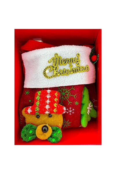 velve Christmas gift package, with luminous decoration and Tea time ceramic set, thematically packaged, Model II