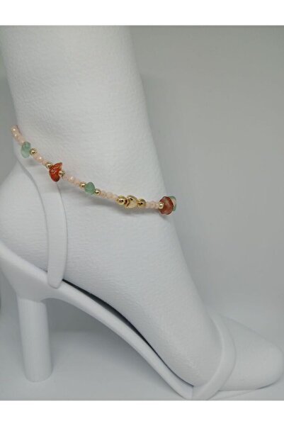 PINARIN TAKI DÜNYASI AKSESUAR Colorful bead anklet