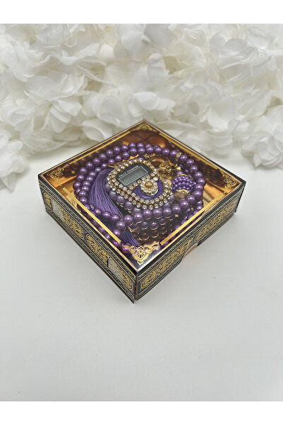 lenagiftworkshop Σετ δώρου με πέτρες και χάντρες προσευχής σε κουτί