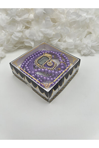 lenagiftworkshop Hediyelik Taşlı Zikirmatik Ve Tesbih Seti Kutulu