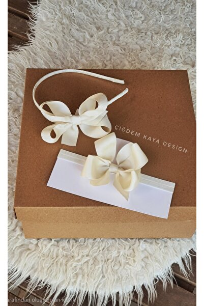 çiğdem kaya design Bow-Tie Mother Baby Pregnant Puerperal Crown
