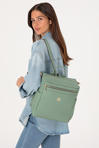 U.S. Polo Assn. Women's Mint Double Strap Backpack 50319179-Vr090