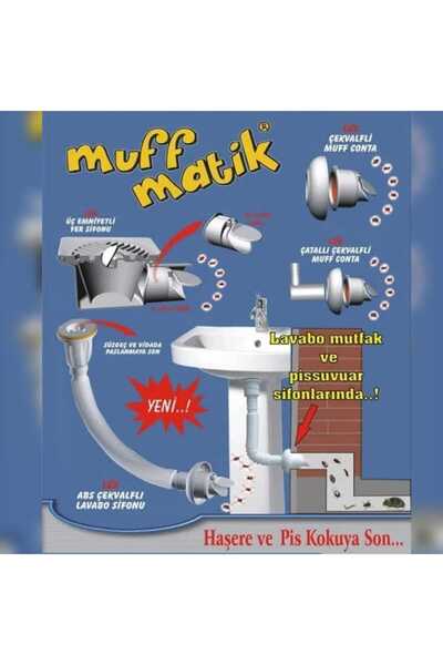 YAPI KALİTE 2 ADET Koku Önleyici Çekvalfli Adaptör ContaØ50 Lavabo & Eviye Gi...