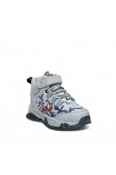 AlbiShoes Χειμερινές παιδικές μπότες με μοτίβο χαρακτήρων για αγόρια, αδιάβροχες, με αντιολισθητική σόλα με βέλκρο