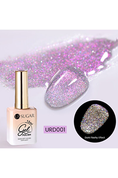 Born Pretty UR Sugar Glitter Reflective Gel/Yansıtıcı Simli Kalıcı Oje (URD01)-15ml