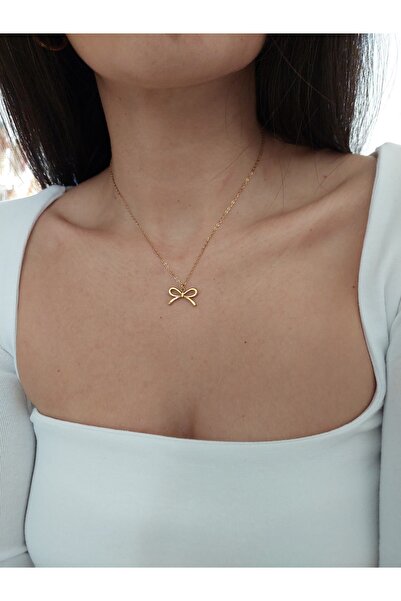 Histakı قلادة من الفولاذ الذهبي