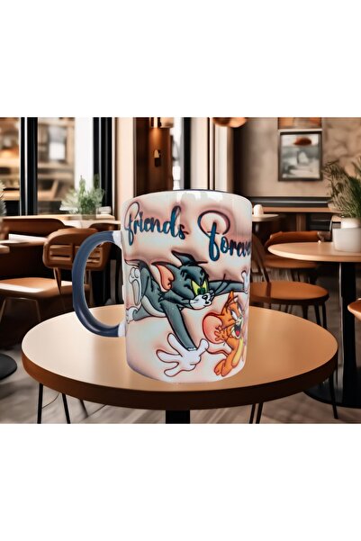 Mugs and love Tom ve jerry kaliteli porselen kupa