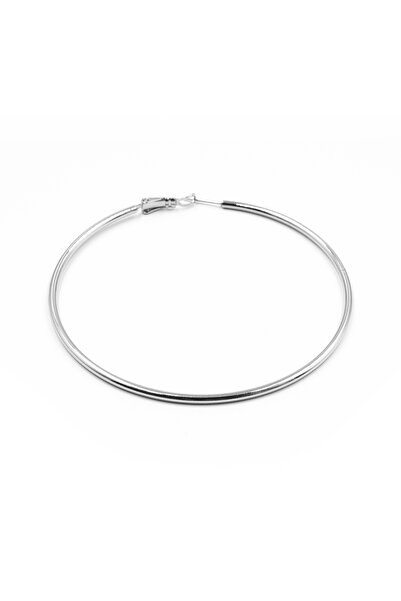 Sose Moda Elegant 7cm Silver Xuping Hoop Earrings |   Anti-Allergic and Bright Design