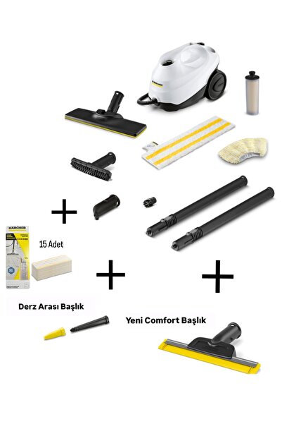 Karcher Sc3 Easyfix Buharlı Temizlik Makinesi+Comfort Cam Temizleme Aparatı+1...