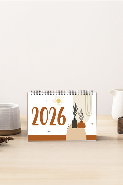 Paytak Moda Bohoo Tasarım 2026 Masa Takvimi Pytktkv022