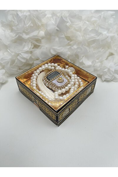 lenagiftworkshop Hediyelik Taşlı Zikirmatik Ve Tesbih Seti Kutulu