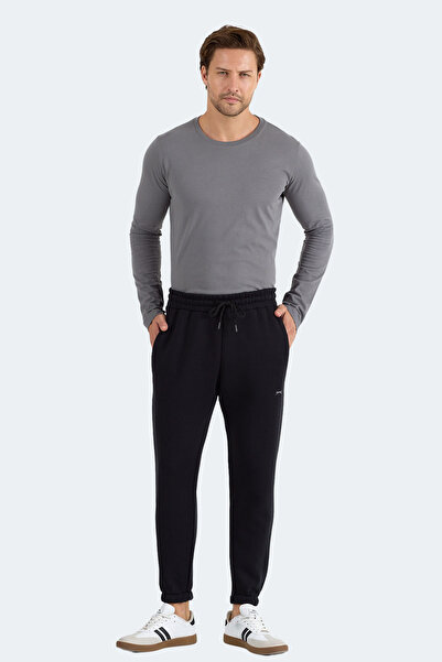 Slazenger MASKED I Erkek Siyah Eşofman Altı
