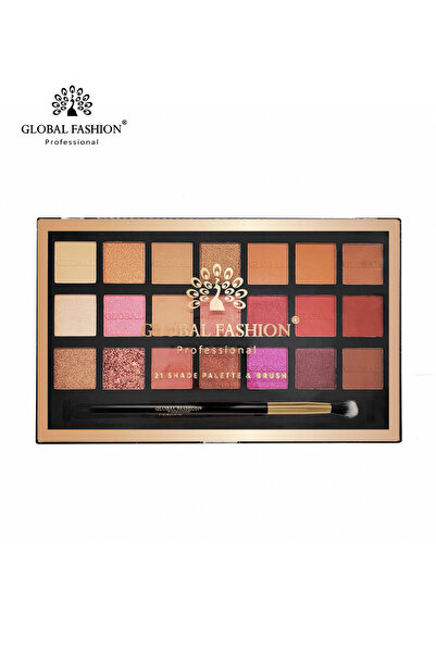 global fashion Global Fashion Eyeshadow, 21 colors, #01
