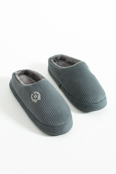 star shoes Unisex embroidered velvet soft sole fur-lined slippers